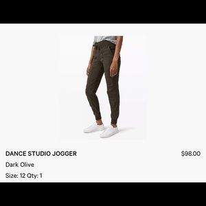 Lululemon dance studio joggers